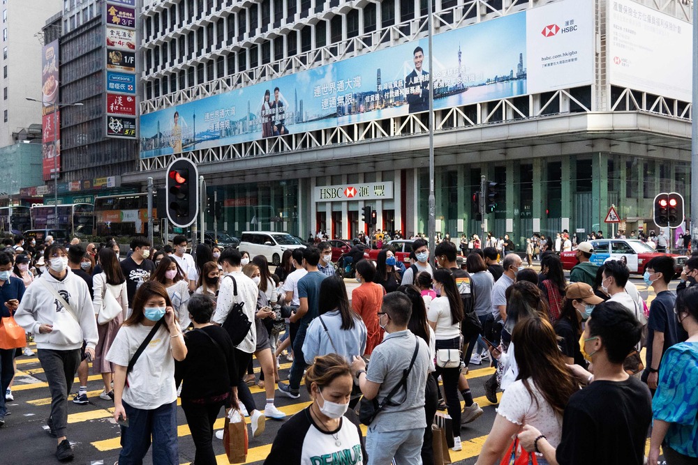 So many people in the "old Hong Kong"